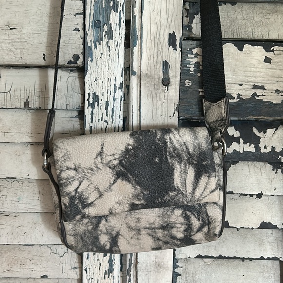 Aimee Kestenberg Handbags - AIMEE KESTENBERG Broadway Mini Crossbody Vanilla Black Tie Dye